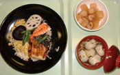 ある日の夕食/ちらし寿司/大根の煮物/すまし汁