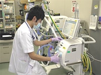 人工呼吸器の準備